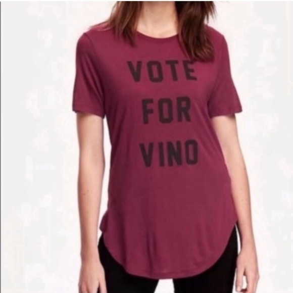 Old Navy Tops - Old Navy Vote For Vino Tee
